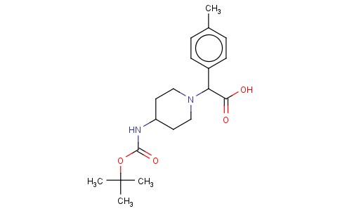 (4-BOC-AMINO-PIPERIDIN-1-YL)-P-TOLYL-ACETIC ACID